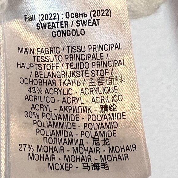 Wool Sweater Made in Italy Soft Cozy Warm Medium - Picture 10 of 13